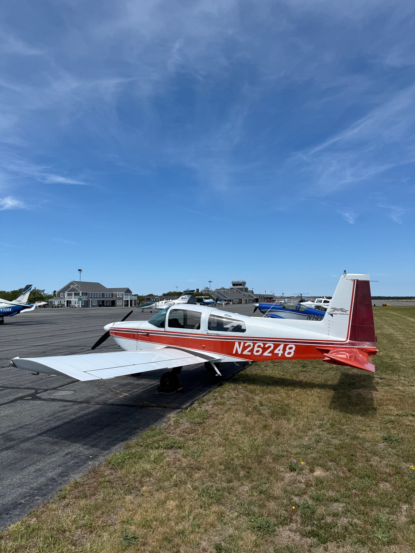 Grumman American N26248 on the ramp